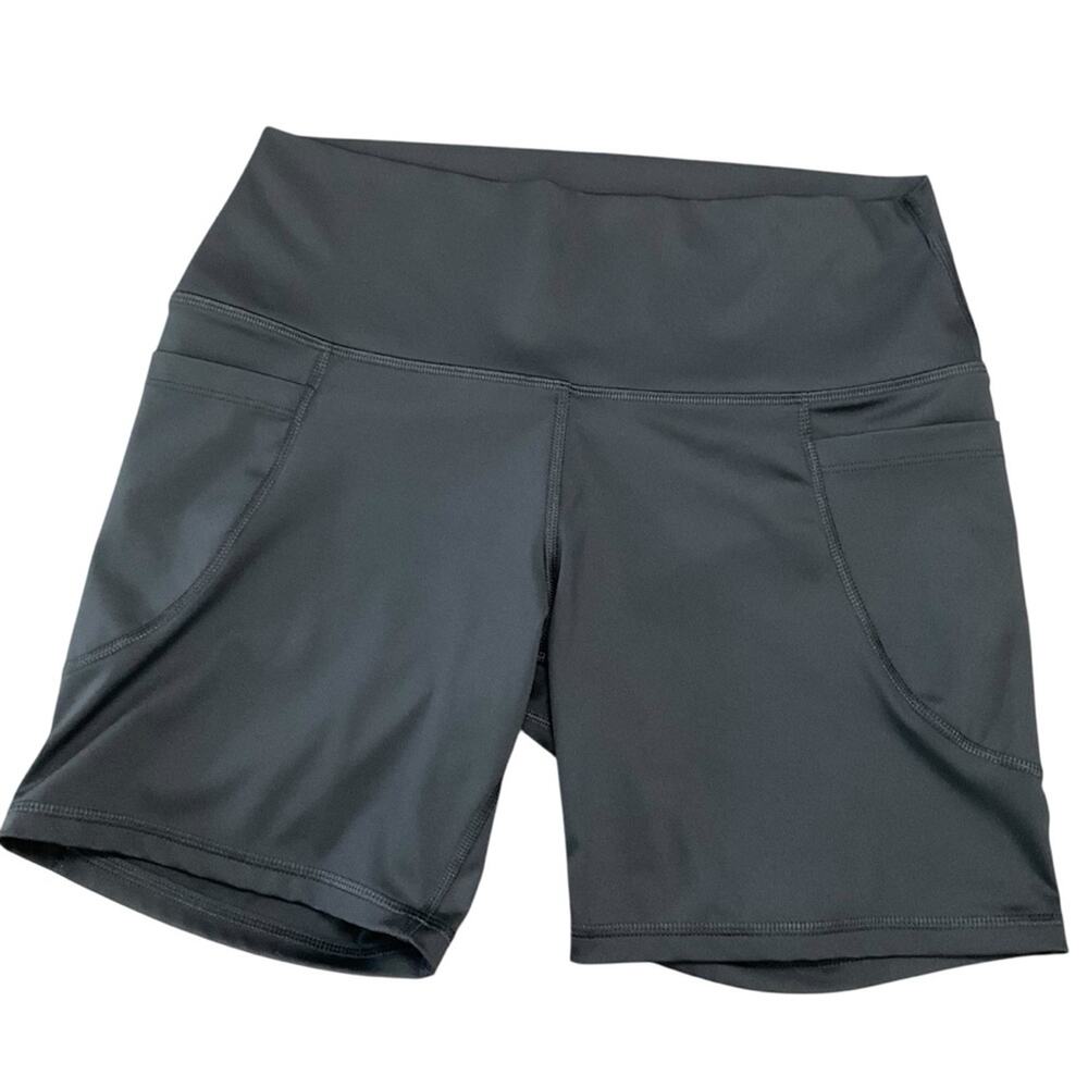 Island Girl Women's Athletic Black Biking Shorts Size Large EUC